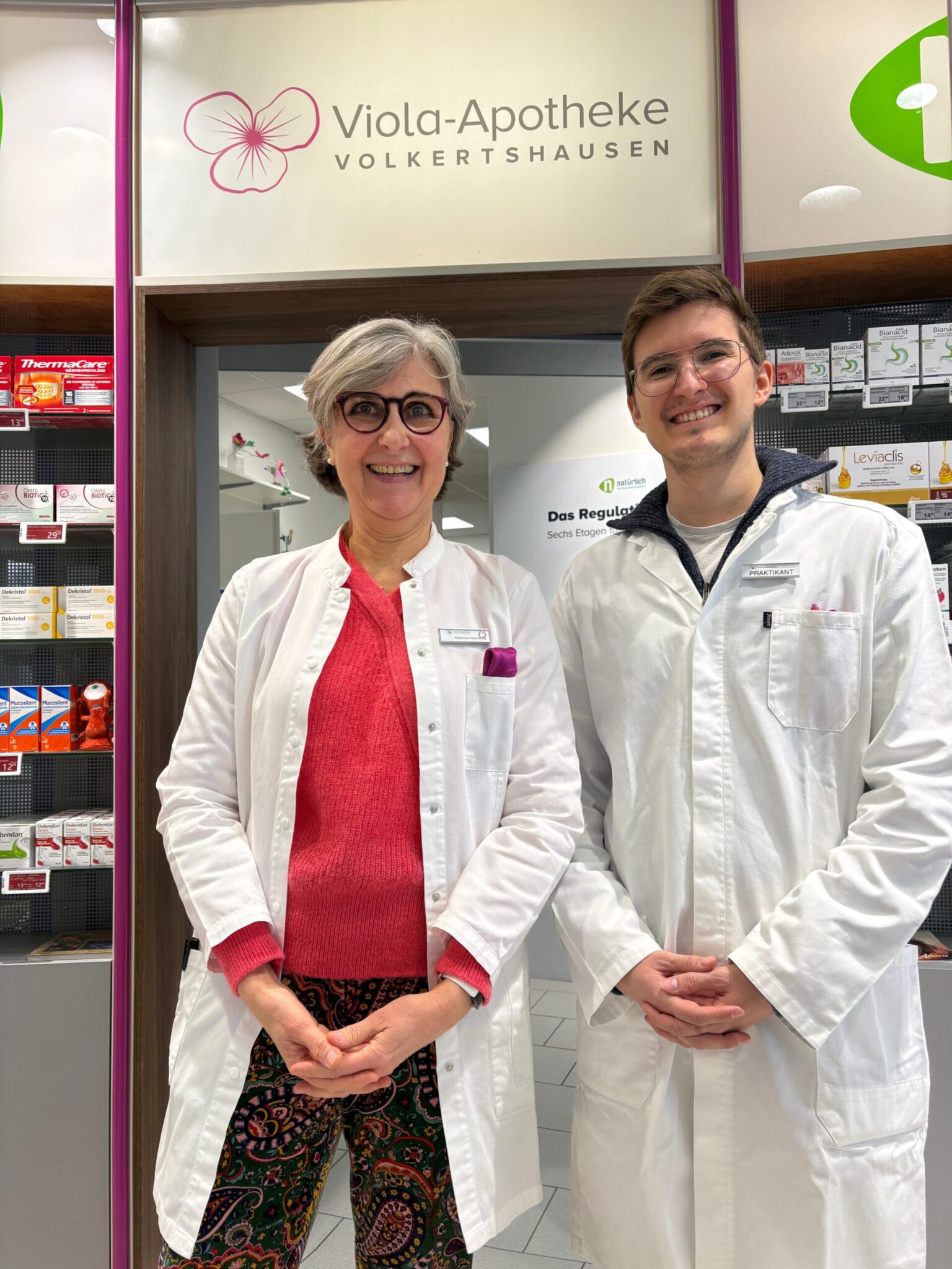 Nico Klemann war als „Praktikant“ in der Viola-Apotheke Volkertshausen